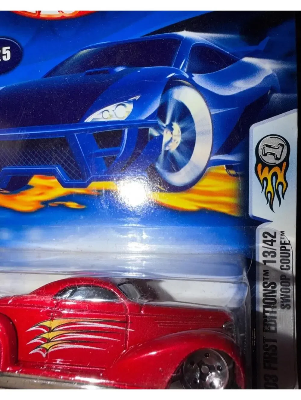 Hot Wheels 2003 First Editions 13/42 Swoop Coupe Red Die-Cast Car Collectible